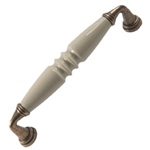 cream porcelain handle with bronze fitting classic furniture handle 259 391b6